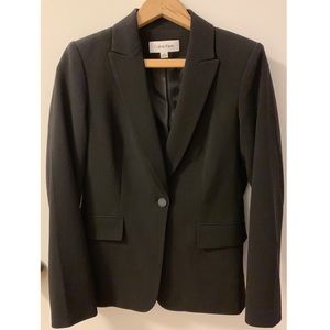 Calvin Klein one button blazer